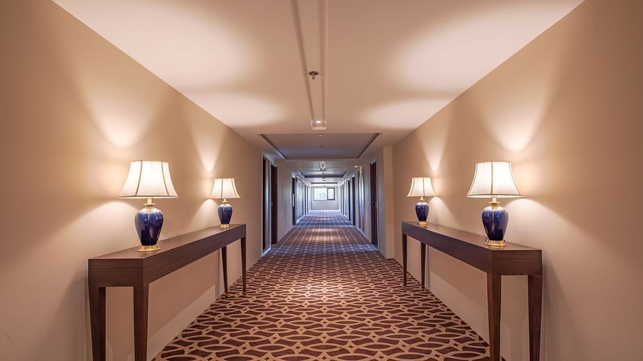hotels for Holi in Mathura and Vrindavan Room Corridro